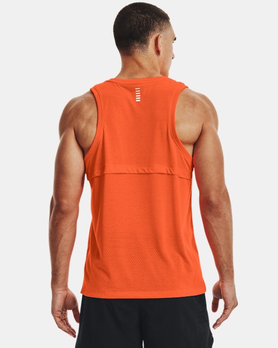 Men's UA Streaker Run Singlet, Orange, pdpMainDesktop image number 1